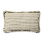 Amber Lewis x Loloi Oroville Natural / Olive 13'' x 21'' Pillow Covery Only White Cliff Studio Throw Pillows