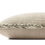 Amber Lewis x Loloi Oroville Natural / Olive 13'' x 21'' Pillow Covery Only White Cliff Studio Throw Pillows