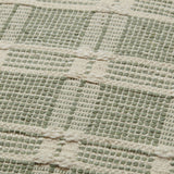 Amber Lewis x Loloi PAL0004 Green 22" x 22" Cover Only Pillow White Cliff Studio Throw Pillows