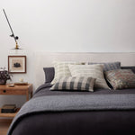 Amber Lewis x Loloi PAL0006 Cream / Blue 22" x 22" Cover Only Pillow
