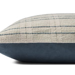 Amber Lewis x Loloi PAL0006 Cream / Blue 22" x 22" Cover Only Pillow