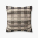 Amber Lewis x Loloi PAL0009 Ivory / Black Pillow White Cliff Studio Throw Pillows