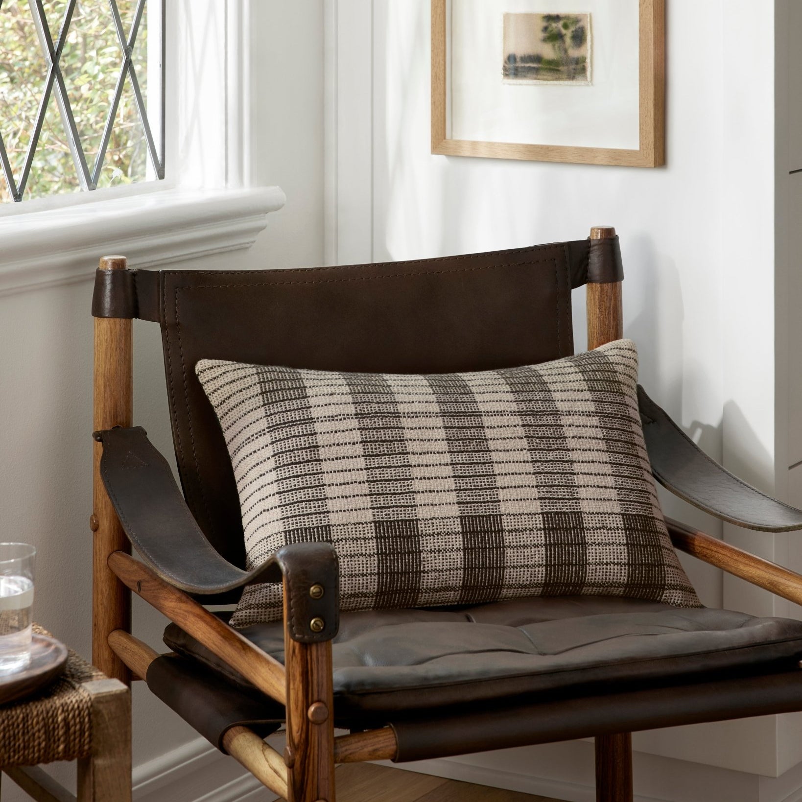 Amber Lewis x Loloi PAL0011 Ivory / Black Pillow White Cliff Studio Throw Pillows