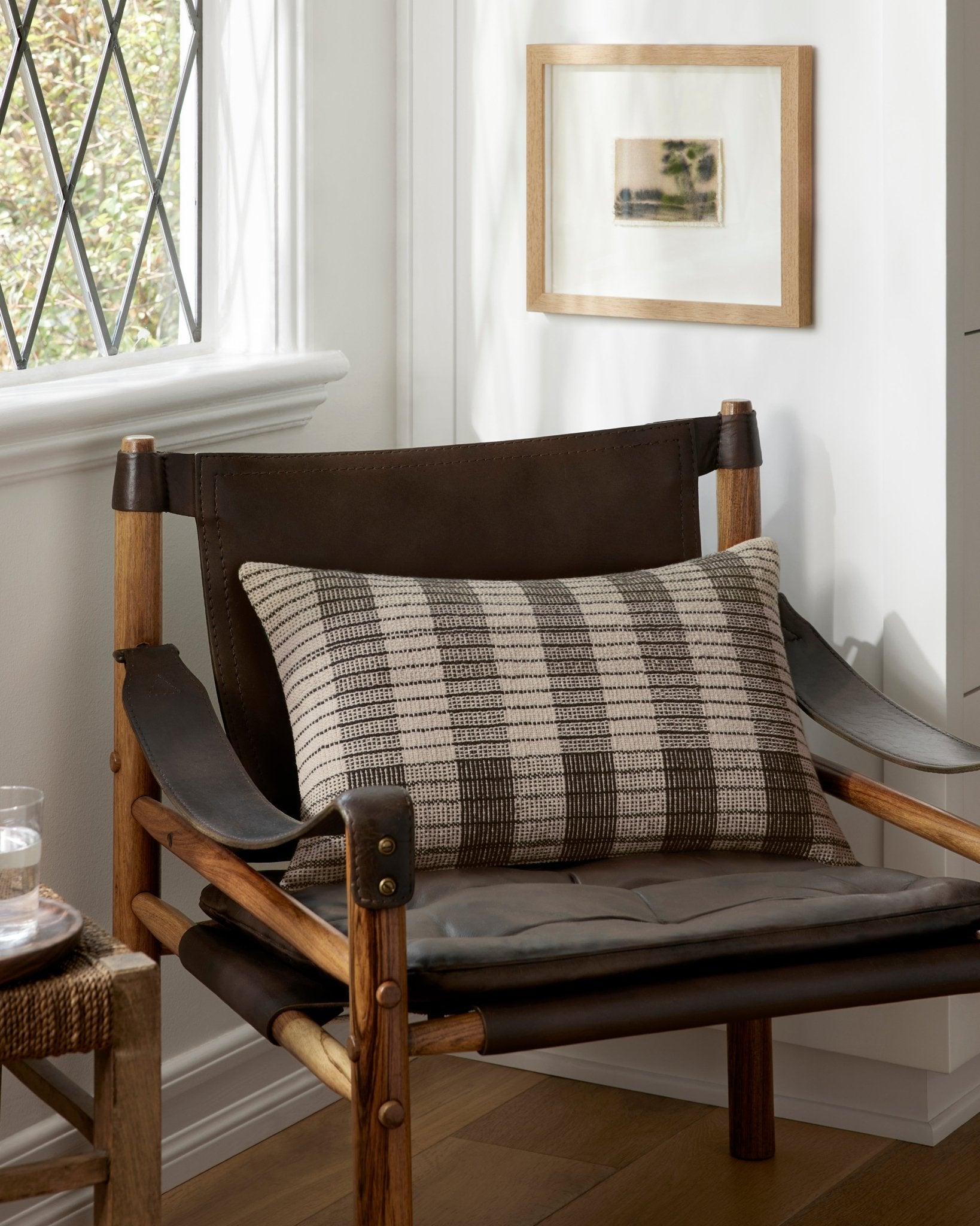 Amber Lewis x Loloi PAL0011 Ivory / Black Pillow White Cliff Studio Throw Pillows