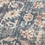 Amber Lewis x Loloi PAL0012 Denim / Natural 13" x 35" Cover Only Pillow White Cliff Studio Throw Pillows