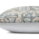 Amber Lewis x Loloi PAL0013 Ocean / Clay 13" x 21" Cover Only Pillow White Cliff Studio Throw Pillows