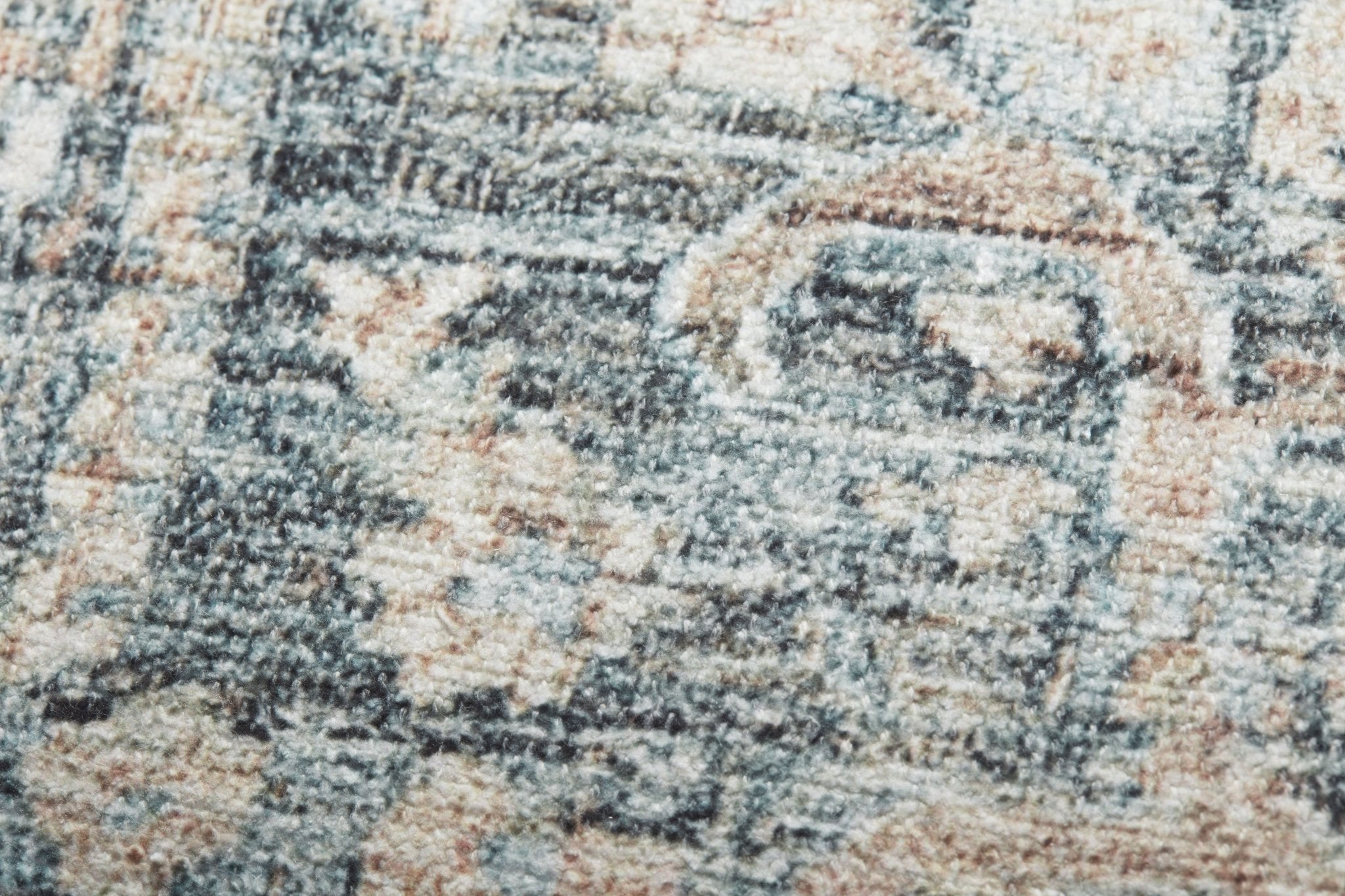 Amber Lewis x Loloi PAL0013 Ocean / Clay 13" x 21" Cover Only Pillow White Cliff Studio Throw Pillows