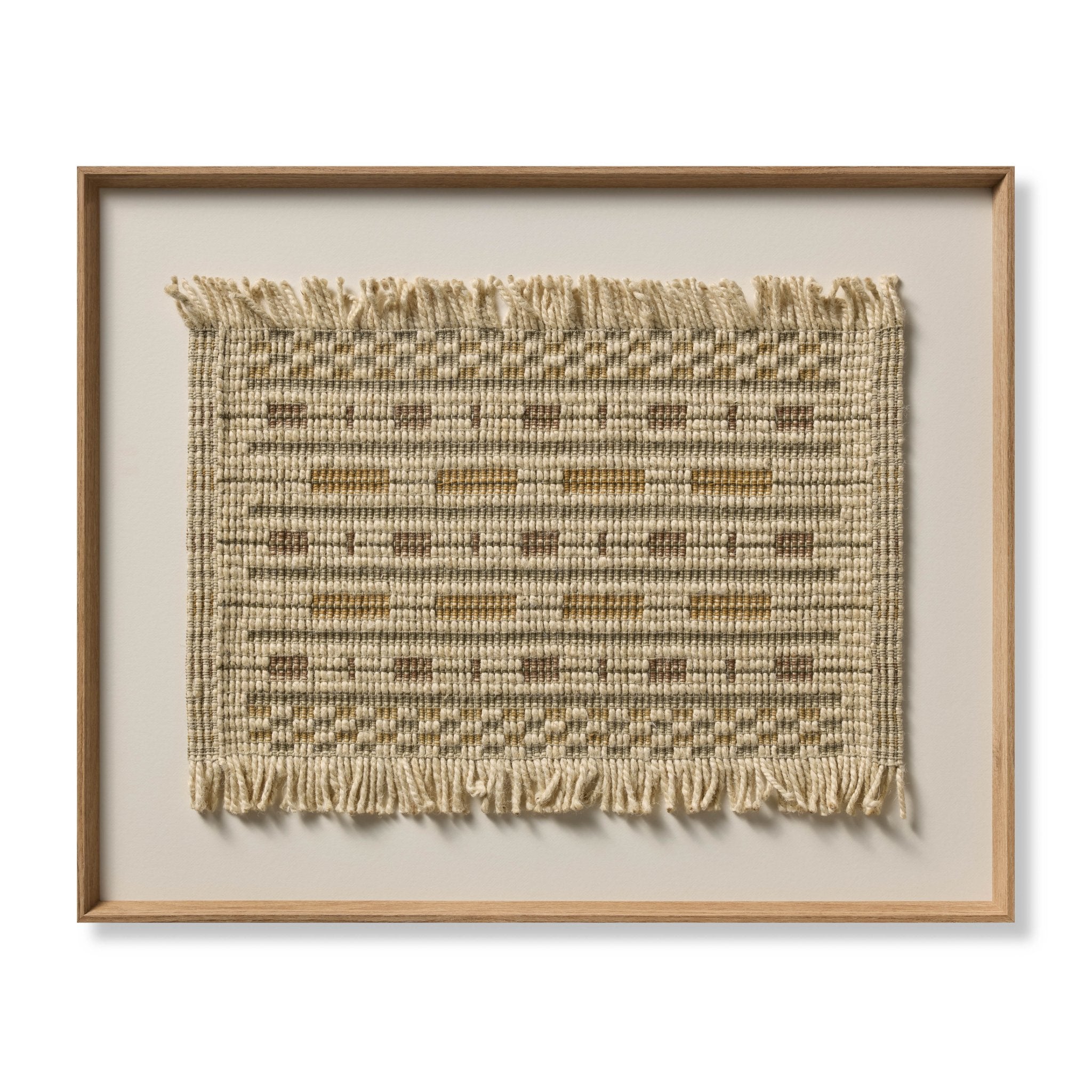 Amber Lewis x Loloi Paso Robles Beige / Brown 2' - 10" x 3' - 6" Wall Art White Cliff Studio Textile Art