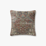 Amber Lewis x Loloi Redwood PAL0016 Rust/Multi 18'' x 18'' Cover Only Pillow