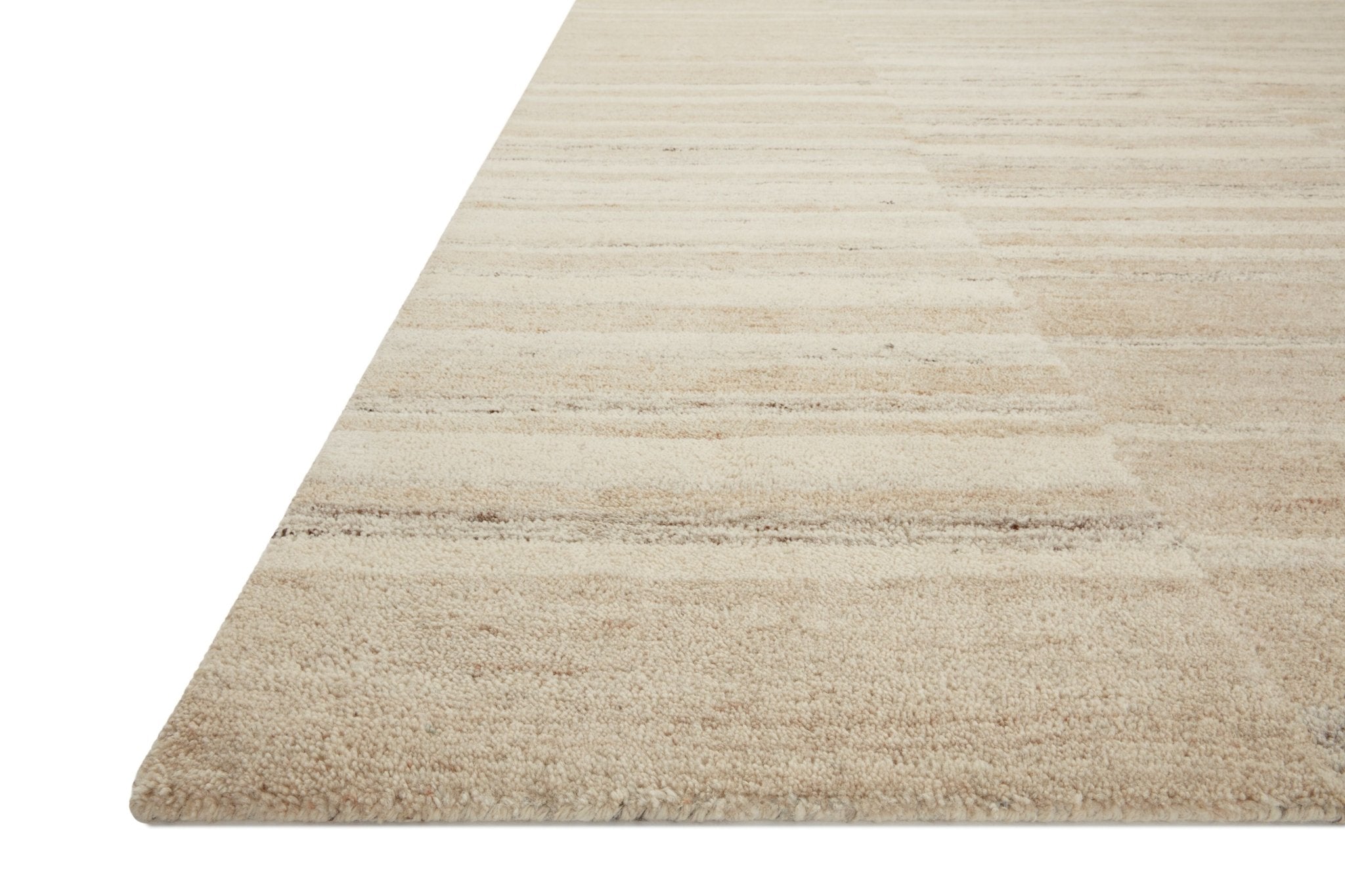 Sand Area Rug Natural Sand Area Rug - Handwoven Texture - Loloi – White Cliff Studio