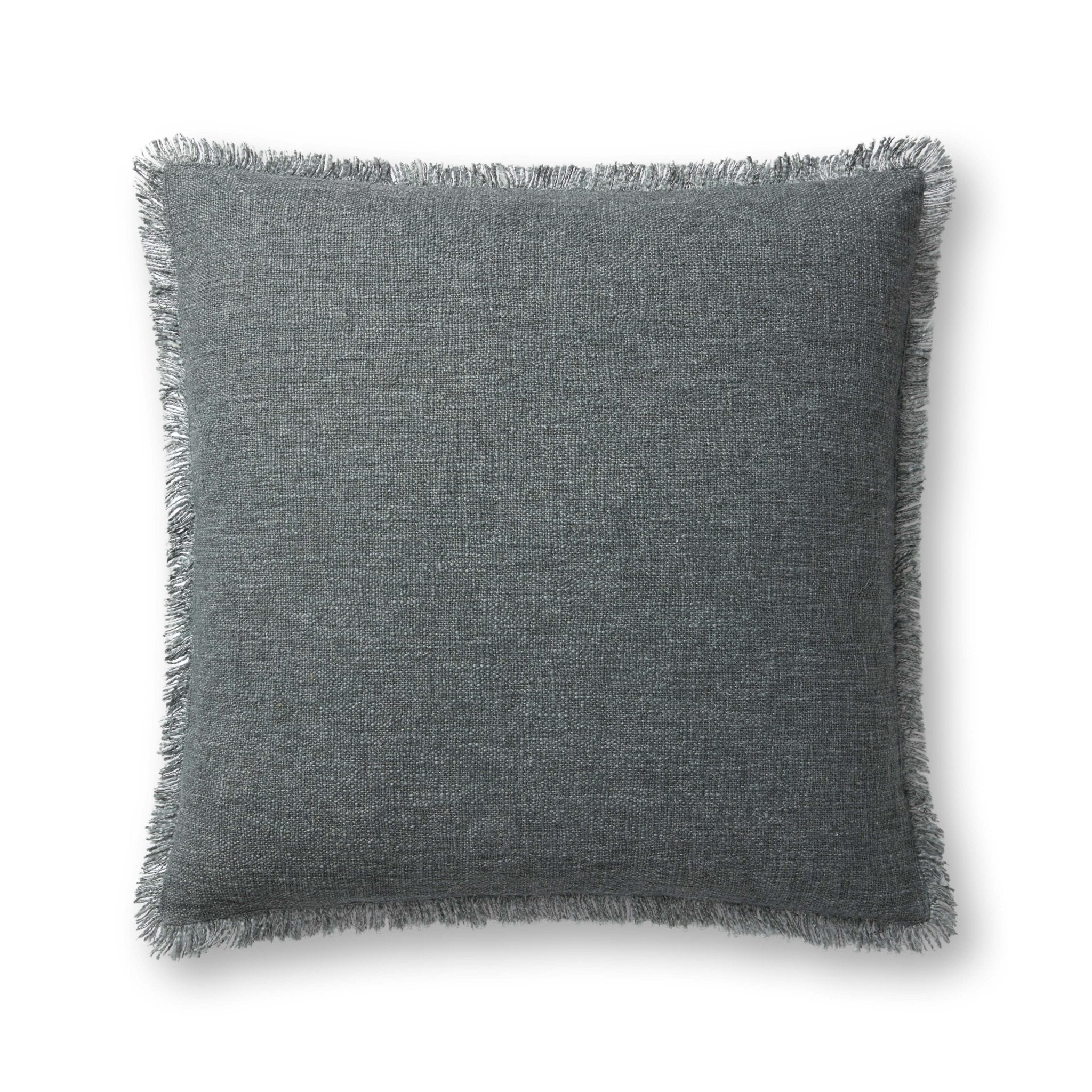 Amber Lewis x Loloi Sable PAL0033 Blue 22'' x 22'' Cover Only Pillow