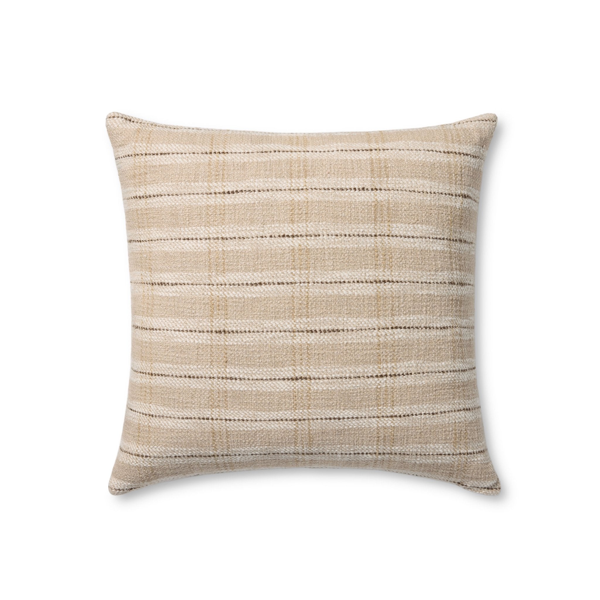 Amber Lewis x Loloi Stockton Sand / Multi 22'' x 22'' Pillow Covery Only White Cliff Studio Pillow