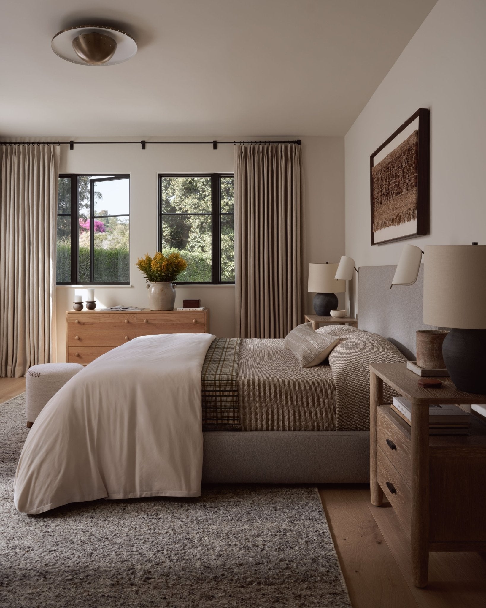 Amber Lewis x Loloi Suki Ivory / Granite 11' - 6" x 15' Area Rug White Cliff Studio Area Rug