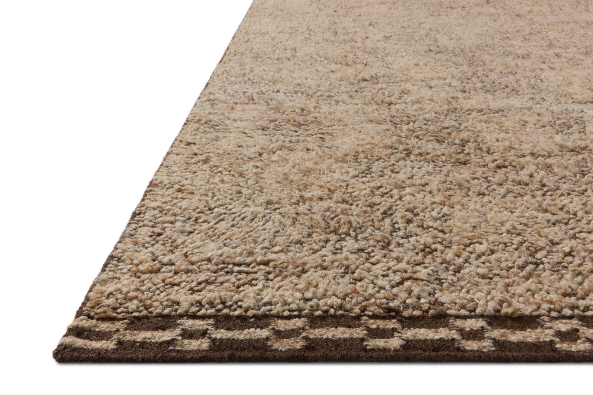 Amber Lewis x Loloi Suki Natural / Bark 11' - 6" x 15' Area Rug White Cliff Studio Area Rug