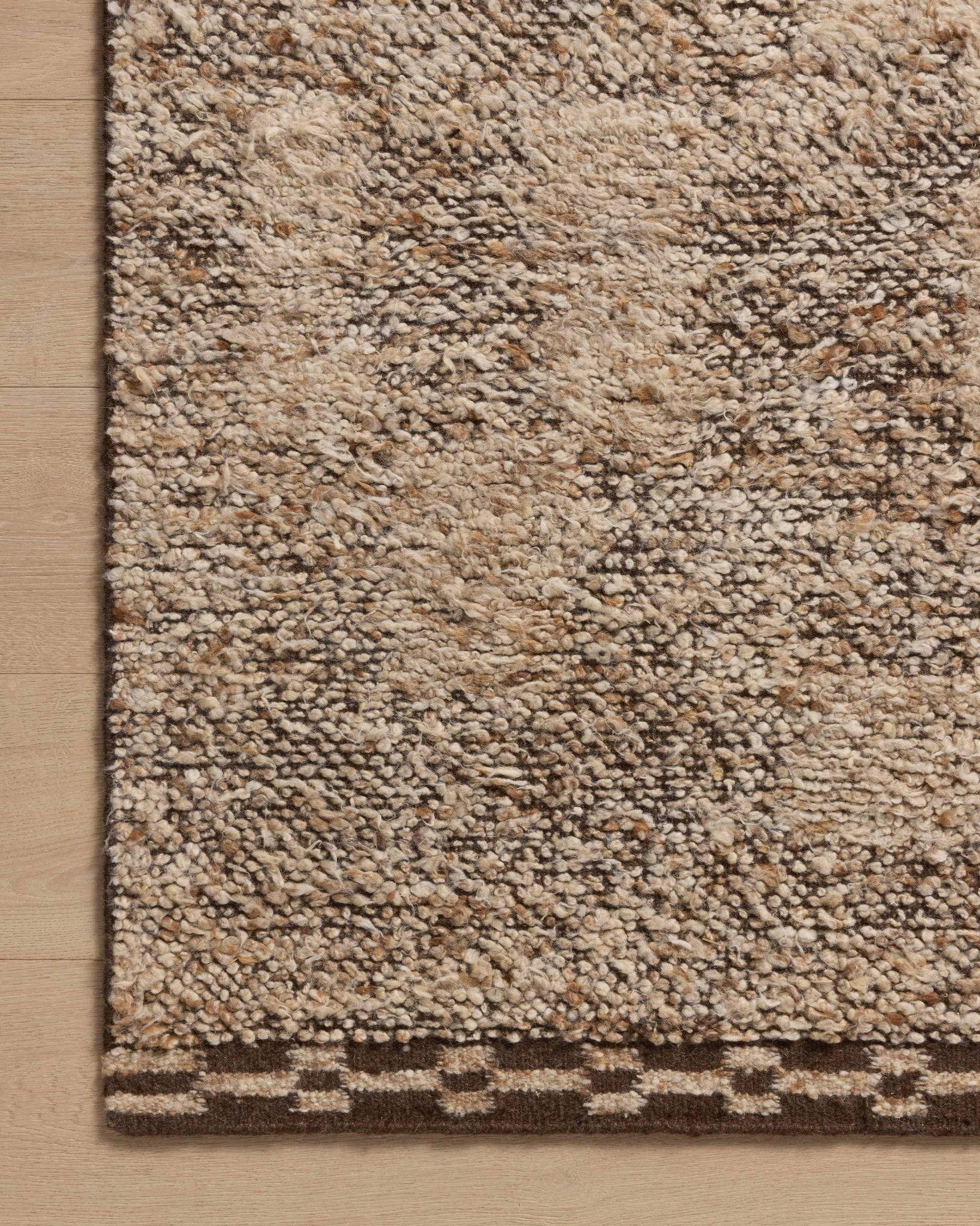 Amber Lewis x Loloi Suki Natural / Bark 11' - 6" x 15' Area Rug White Cliff Studio Area Rug