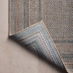 Amber Lewis x Loloi Topanga Natural / Teal Rug