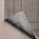 Amber Lewis x Loloi Topanga Natural / Teal Rug