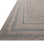 Amber Lewis x Loloi Topanga Natural / Teal Rug