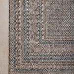 Amber Lewis x Loloi Topanga Natural / Teal Rug