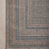 Amber Lewis x Loloi Topanga Natural / Teal Rug