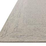 Amber Lewis x Loloi Windsor Ivory / Sky 18" x 18" Sample Rug White Cliff Studio Sample Rug