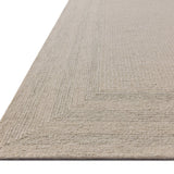 Amber Lewis x Loloi Windsor Ivory / Spa 18" x 18" Sample Rug White Cliff Studio Sample Rug