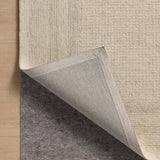 Amber Lewis x Loloi Windsor Ivory / Spa 18" x 18" Sample Rug White Cliff Studio Sample Rug