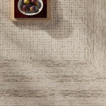 Amber Lewis x Loloi Windsor Ivory / Stone 18" x 18" Sample Rug White Cliff Studio Sample Rug