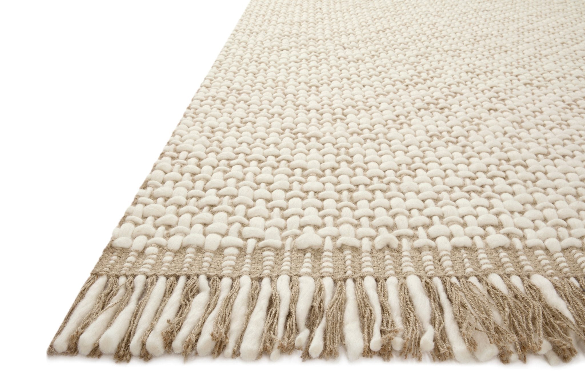 Amber Lewis x Loloi Yellowstone Natural / Ivory 11' - 6" x 15' Area Rug White Cliff Studio Area Rug
