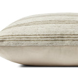 Amber Lewis x Loloi Zephyr PAL0040 Ivory / Olive 22'' x 22'' Cover Only Pillow White Cliff Studio Pillow