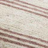 Amber Lewis x Loloi Zephyr PAL0040 Natural / Wine 22'' x 22'' Cover Only Pillow White Cliff Studio Pillow