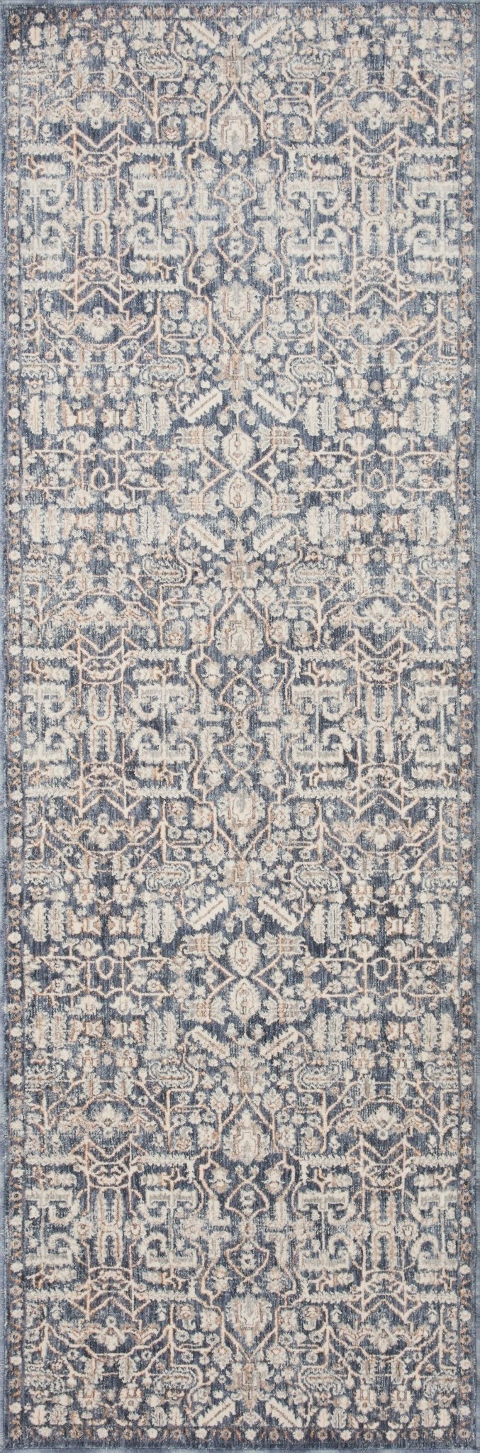 Amber Lewis x Loloi Zuma Blue / Ivory Rug