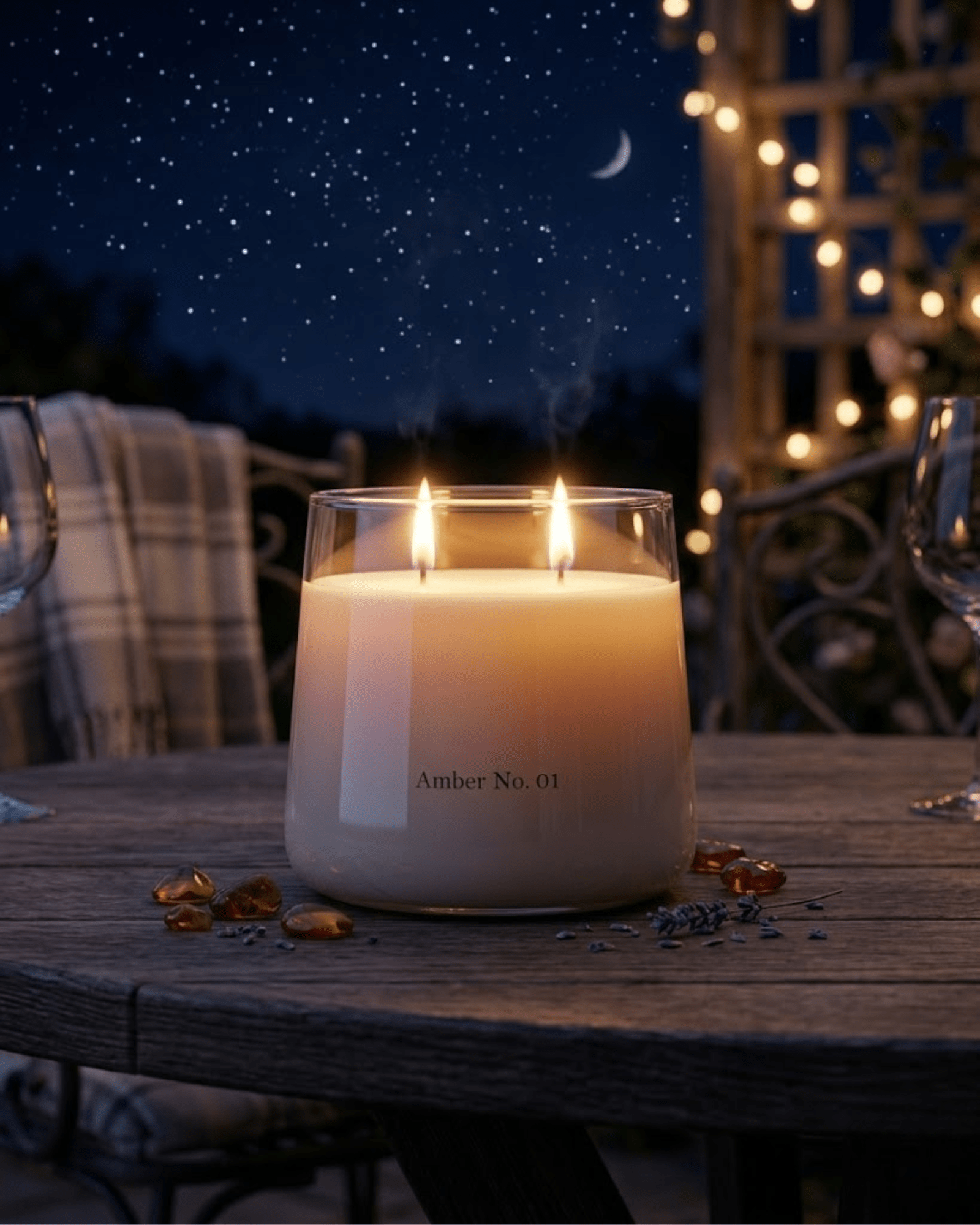 Amber No. 01 Candle White Cliff Studio Candles