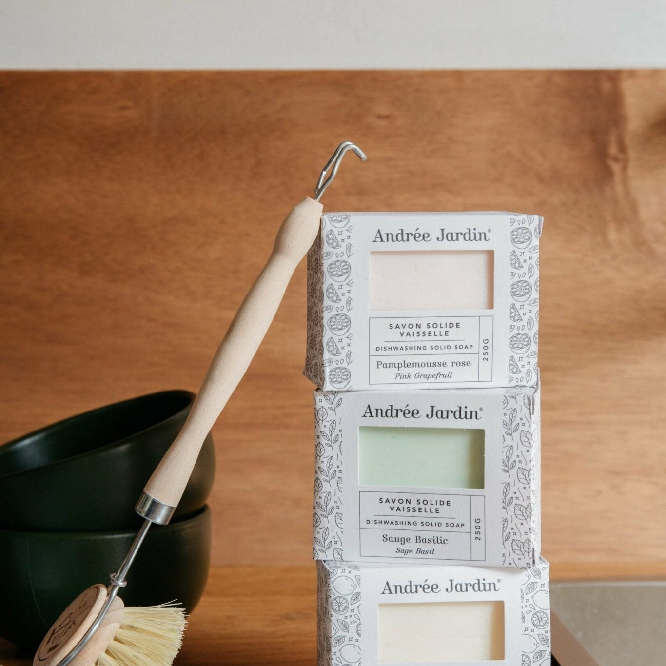 Andre Jardin Solid Dish Washing Soap - Sage Basil