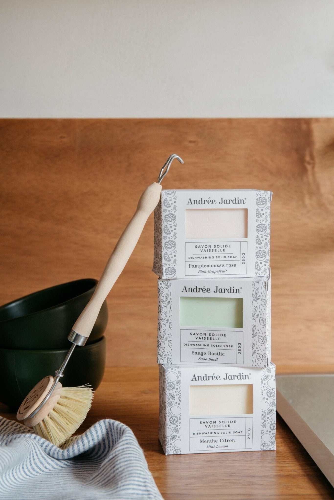 Andre Jardin Solid Dish Washing Soap - Sage Basil