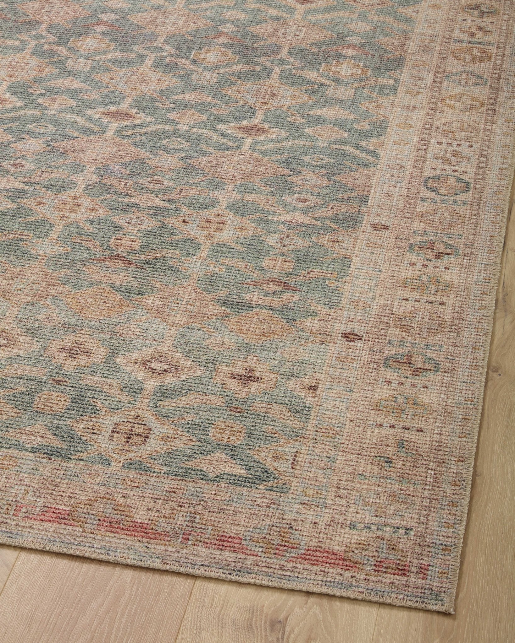Angela Rose x Loloi Aubrey Aqua / Sand Rug