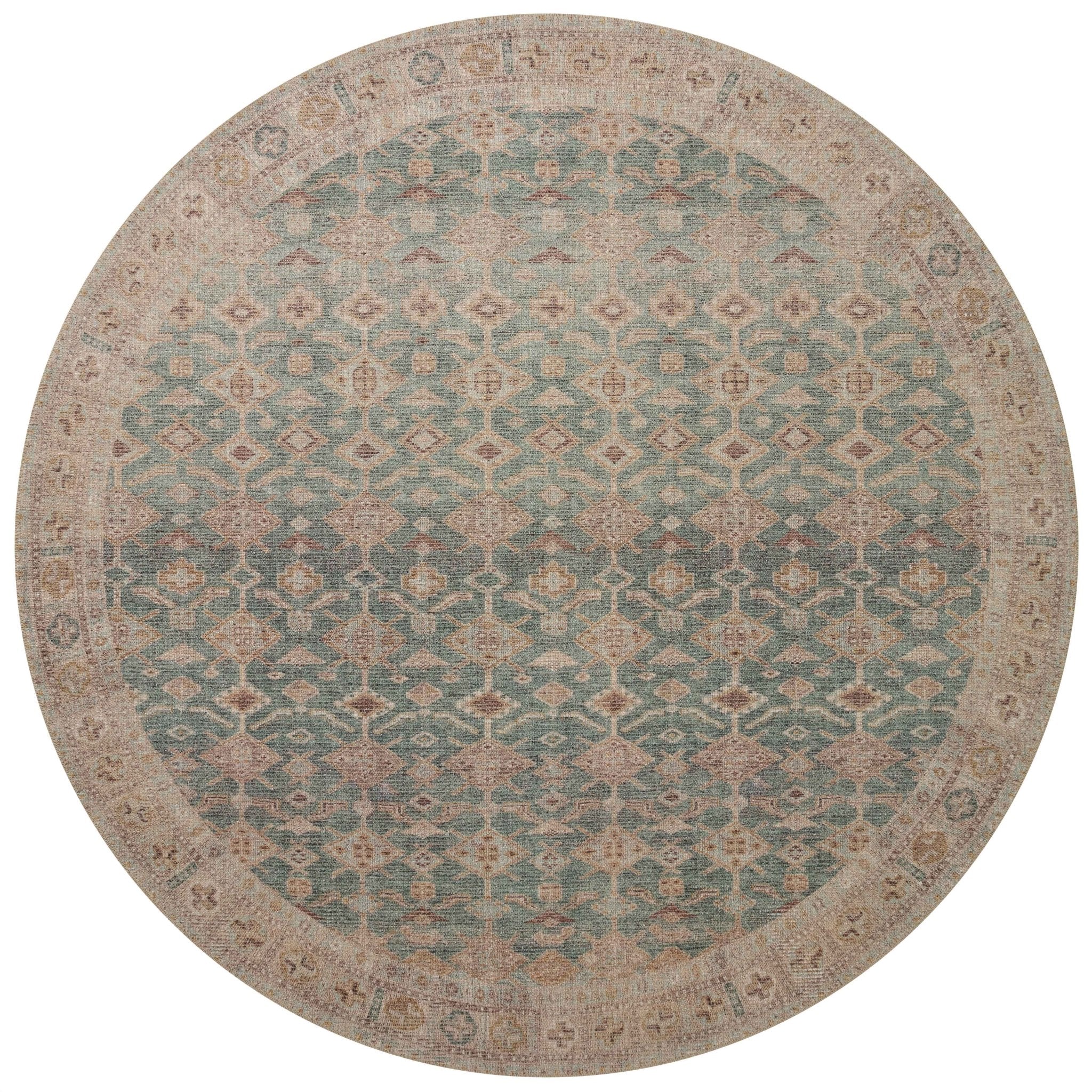 Angela Rose x Loloi Aubrey Aqua / Sand Rug