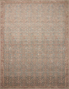 Angela Rose x Loloi Aubrey Blue / Terracotta Rug