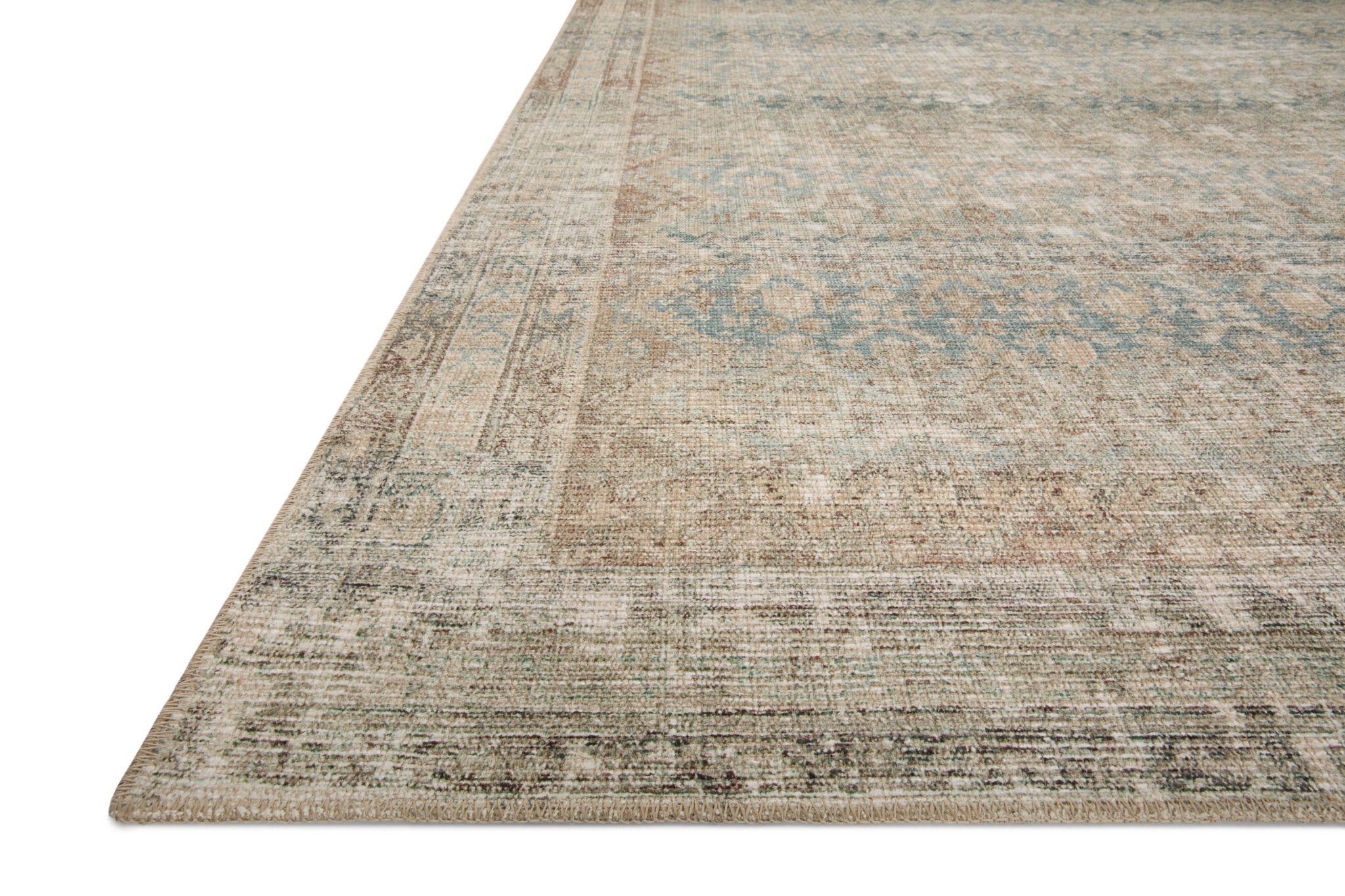 Angela Rose x Loloi Aubrey Jade / Natural Rug