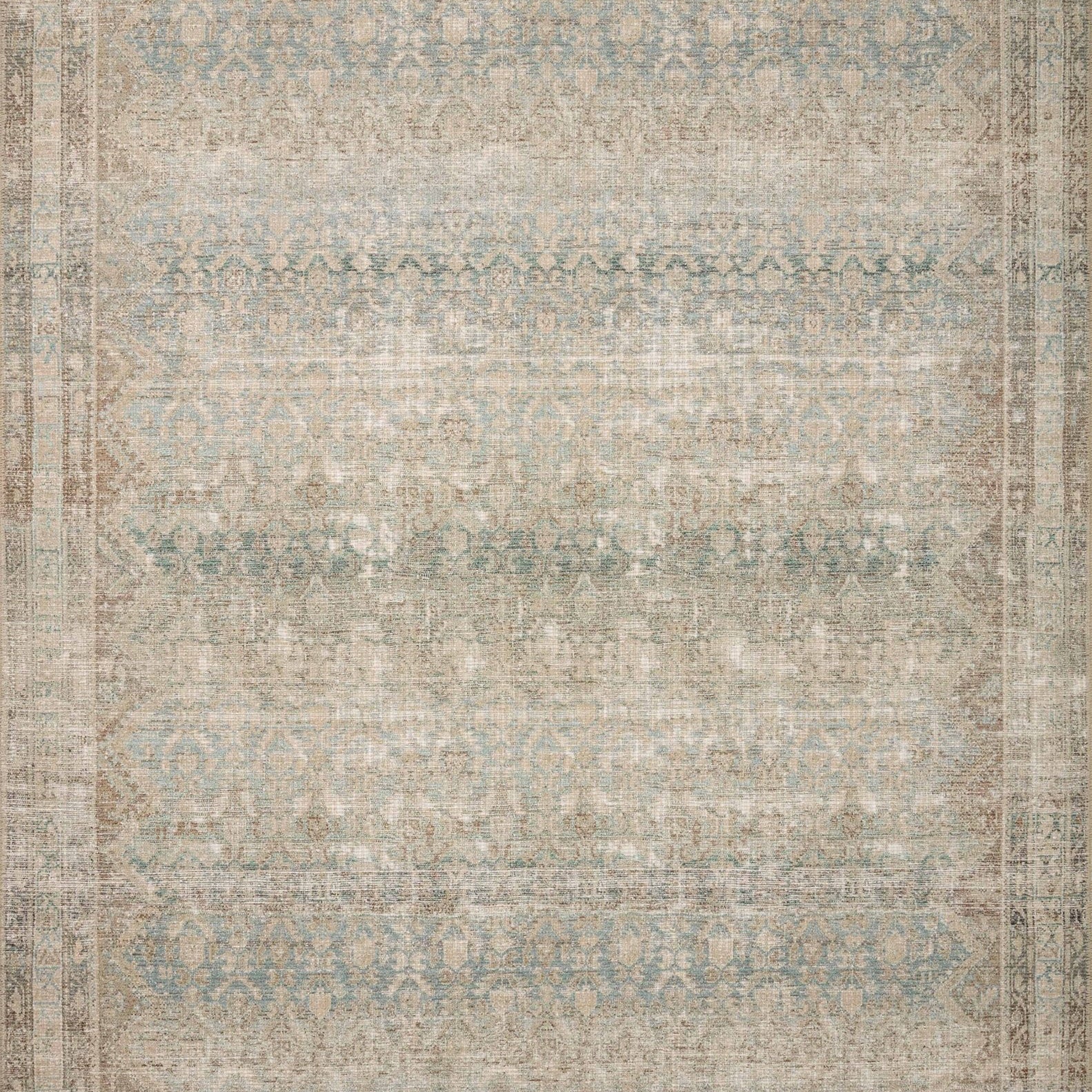 Angela Rose x Loloi Aubrey Jade / Natural Rug