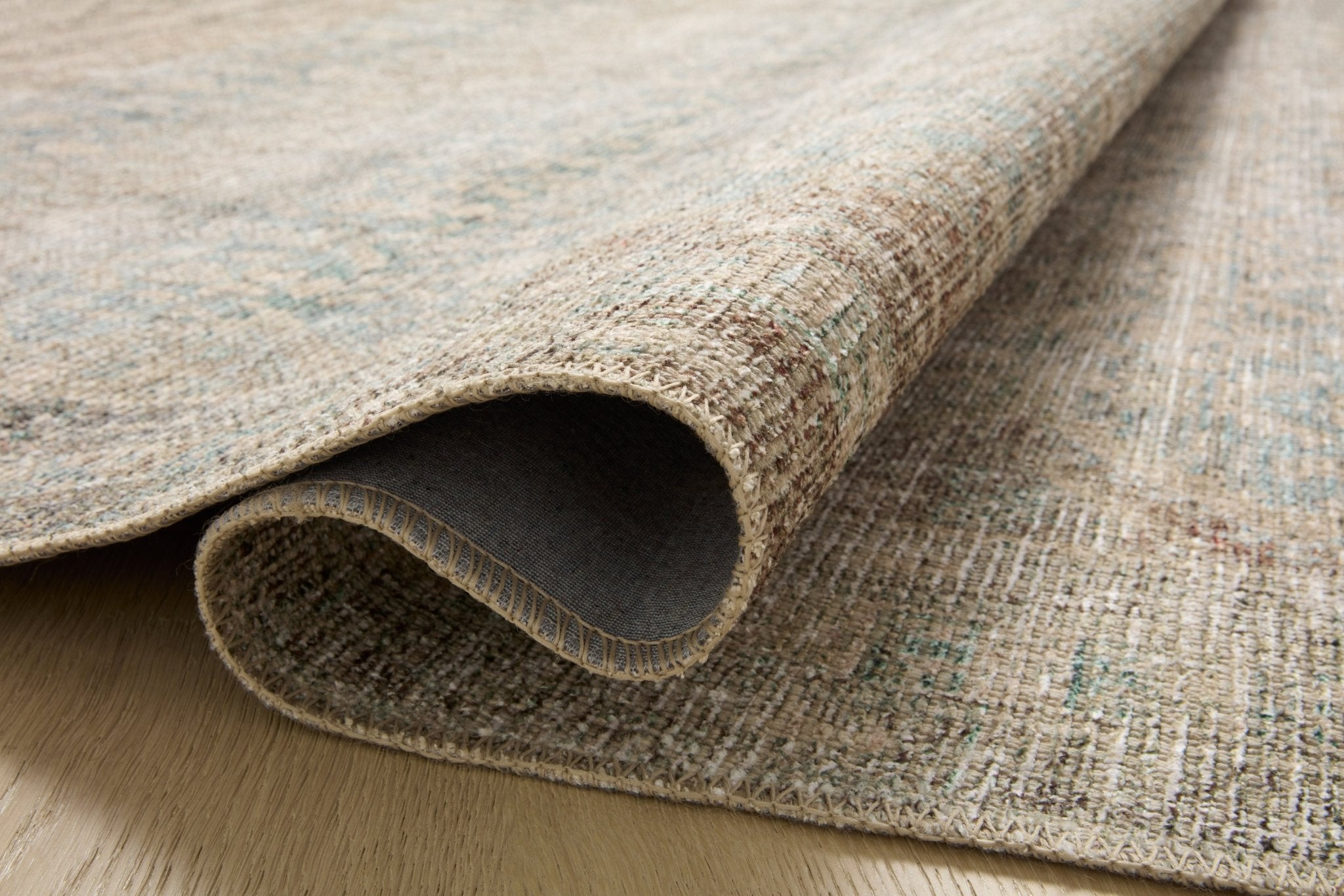 Angela Rose x Loloi Aubrey Jade / Natural Rug