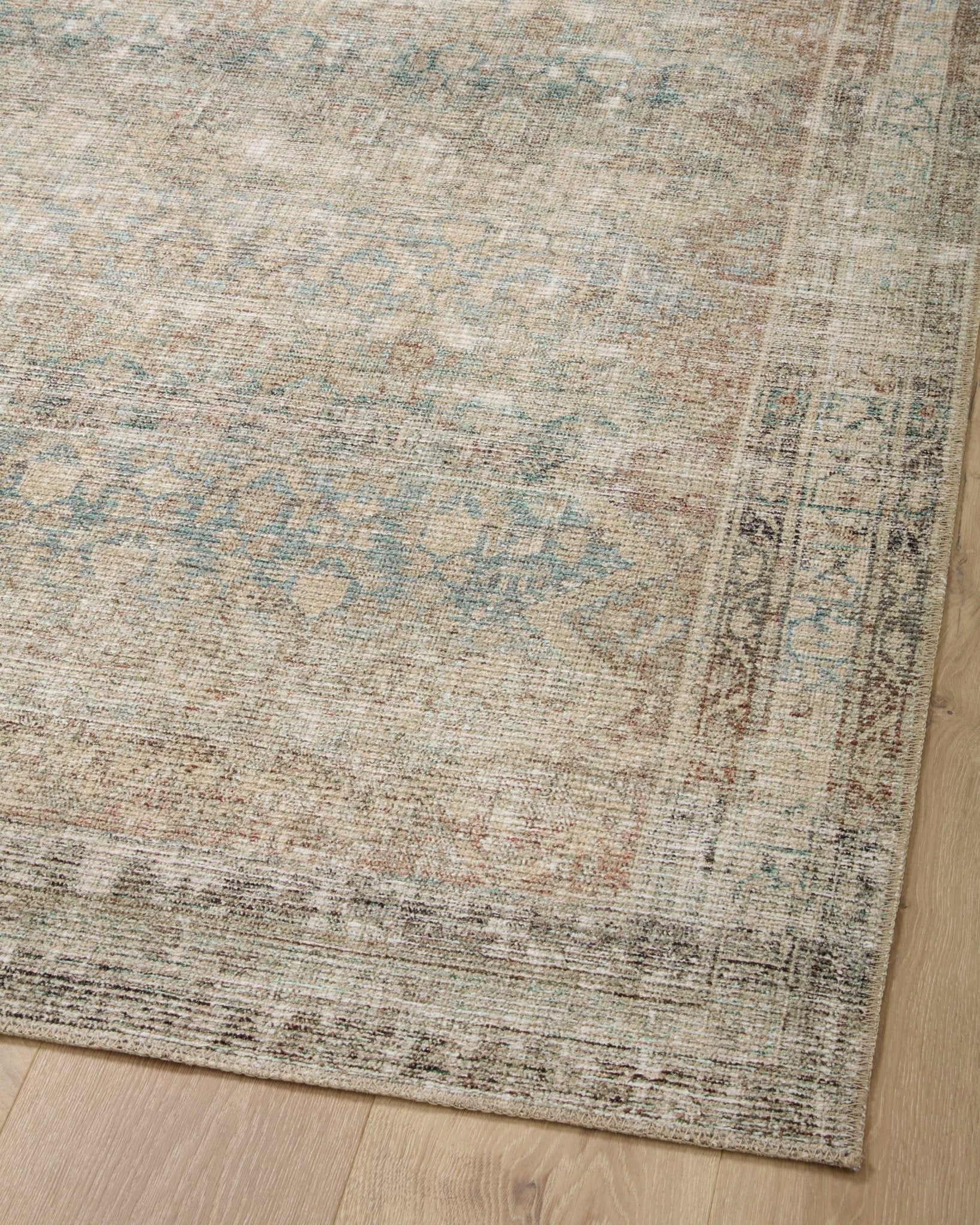 Angela Rose x Loloi Aubrey Jade / Natural Rug
