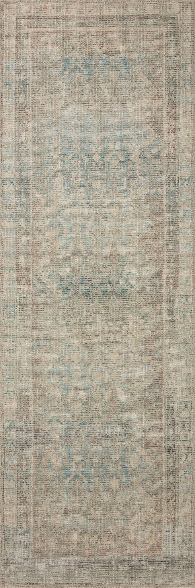 Angela Rose x Loloi Aubrey Jade / Natural Rug