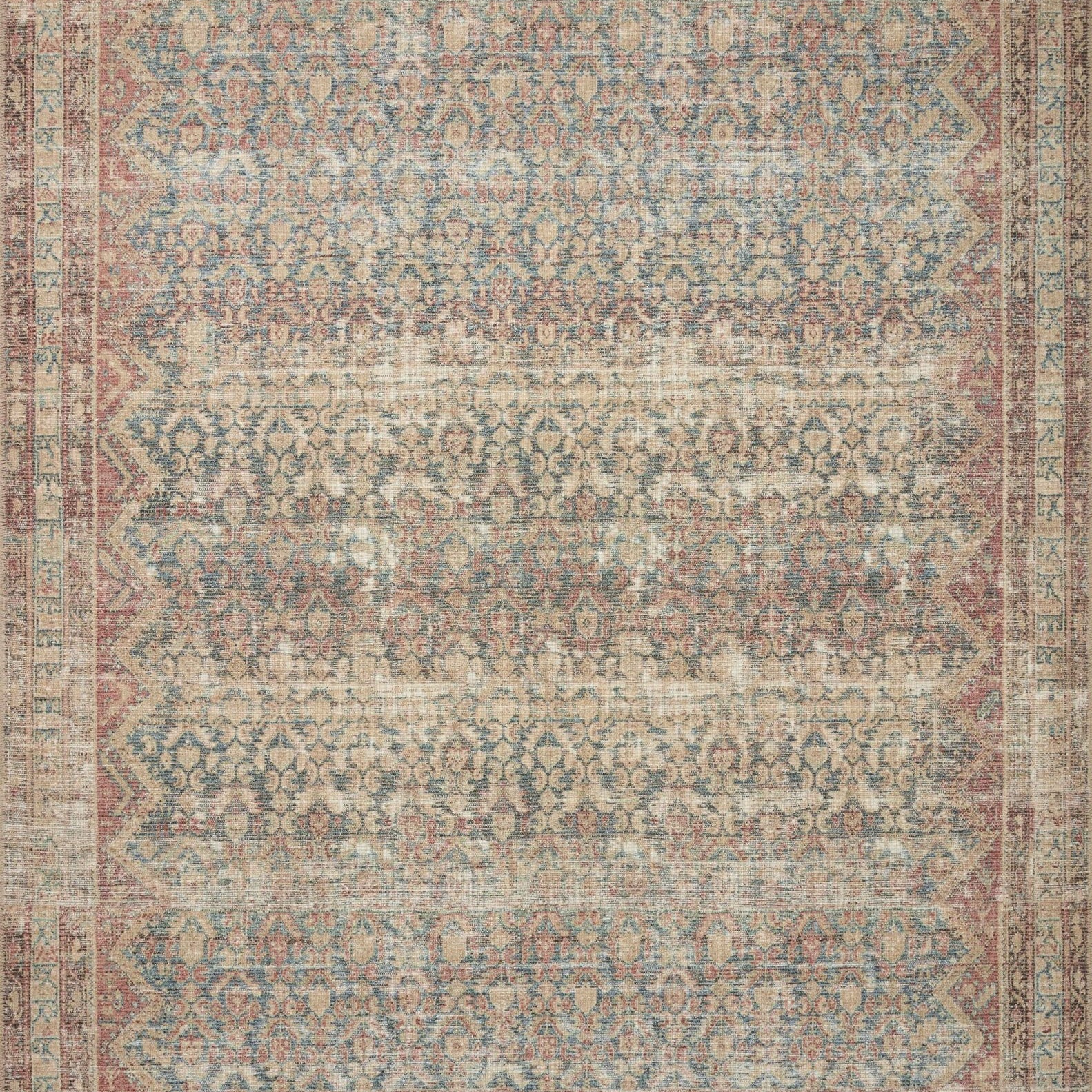 Angela Rose x Loloi Aubrey Ocean / Spice Rug