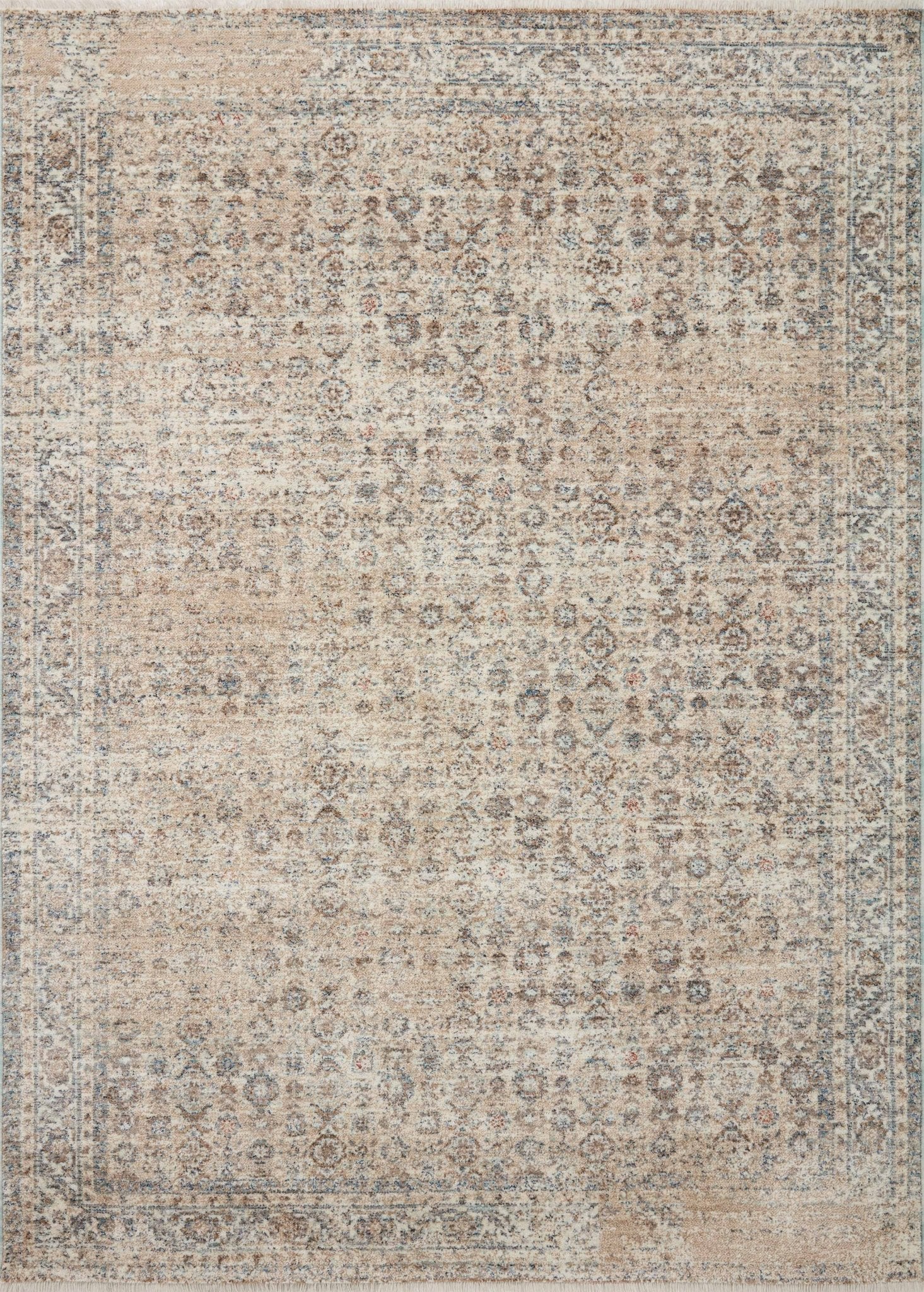 Angela Rose x Loloi Blake Beige / Denim Rug