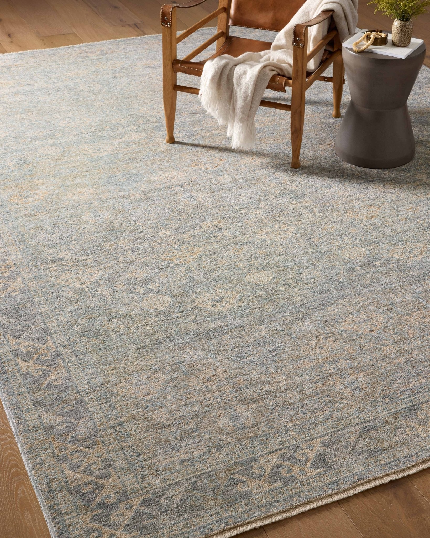 Angela Rose x Loloi Blake Sky / Beige Rug