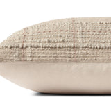 Angela Rose x Loloi Calista PAR0019 Ivory / Blush 13'' x 35'' Cover w/Poly Pillow
