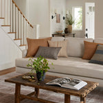 Angela Rose x Loloi Calista PAR0019 Terracotta 16'' x 26'' Cover w/Poly Pillow White Cliff Studio Solid Pillows