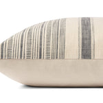 Angela Rose x Loloi Celina PAR0015 Ivory / Grey 18'' x 18'' Cover w/Down Pillow White Cliff Studio Throw Pillows