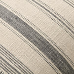 Angela Rose x Loloi Celina PAR0015 Ivory / Grey 18'' x 18'' Cover w/Poly Pillow White Cliff Studio Patterned Pillows